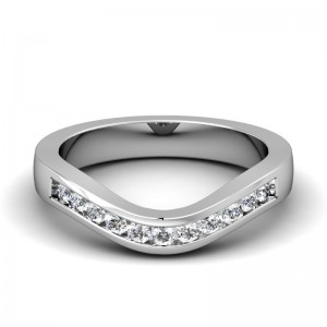CWB-F Channel Contour #2 Diamond Band .30 ct. T.D.W