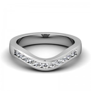 CWB-F Channel Contour #8 Diamond Band .30 ct. T.D.W
