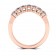 CWB-LTWJ 7 STONE COMMON PRONG AIRLINE Contour #4 .70ct T.D.W.