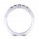 CWB-LTWK 5 STONE LOW SETTING COMMON PRONG Contour #12 .50ct T.D.W.
