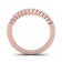 CWB-L Single Prong Contour #12 Diamond Band .20 ct. T.D.W