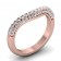 CWB-O Three Row Petite Paví© Contour #12 Diamond Band .56 ct. T.D.W