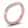 CWB-U Bar Set Contour #10 Diamond Band .22 ct. T.D.W