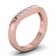 CWB-R Milgrain Pave Contour #8 Diamond Band .18 ct. T.D.W