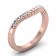 CWB-D Scalloped Shared Prong Contour #11 Diamond Band .26 ct. T.DW