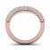 CWB-O Three Row Petite Paví© Contour #12 Diamond Band .56 ct. T.D.W