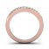 CWB-W Two Toned Contour #9 Diamond Band .20 ct. T.D.W