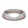 CWB-W Two Toned Contour #9 Diamond Band .20 ct. T.D.W