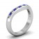 CWB-P Alternating Round/Square stone Contour #11 Diamond Band .38 ct. T.D.W