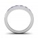 CWB-P Alternating Round/Square stone Contour #10 Diamond Band .38 ct. T.D.W