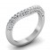 CWB-O Three Row Petite Paví© Contour #3 Diamond Band .56 ct. T.D.W
