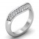 CWB-Q Concave Pave Contour #7 Diamond Band .29 ct. T.D.W