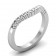 CWB-D Scalloped Shared Prong Contour #8 Diamond Band .26 ct. T.DW
