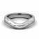 CWB-V Single Row Burnished Contour #11 Diamond Band .11 ct. T.D.W