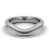 Concave Contour Wedding Band Curve #1