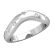 CWB-S Alternating Row Burnished Contour #8 Diamond Band .11 ct. T.D.W