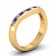 CWB-P Alternating Round/Square stone Contour #11 Diamond Band .38 ct. T.D.W