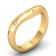 CWB-S Alternating Row Burnished Contour #3 Diamond Band .11 ct. T.D.W