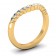 CWB-U Bar Set Contour #11 Diamond Band .22 ct. T.D.W