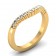 CWB-D Scalloped Shared Prong Contour #11 Diamond Band .26 ct. T.DW