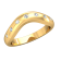 CWB-V Single Row Burnished Contour #2 Diamond Band .11 ct. T.D.W