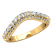 CWB-O Three Row Petite Paví© Contour #12 Diamond Band .56 ct. T.D.W